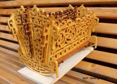 Китайская корзинка колыбель из фанеры