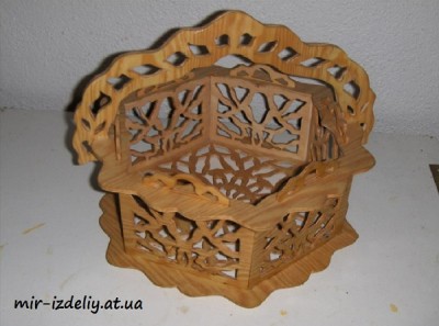 Корзинка Кресто из фанеры