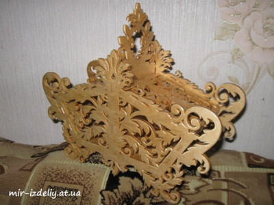 Шкатулка Любисток из фанеры