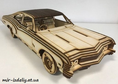 Автомобиль шевроле импала (chevrolet impala) из фанеры