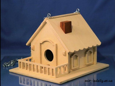 Birdhouse / Скворечник, домик для птиц из фанеры