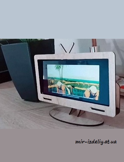 чертеж подставки для телефона