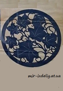 Чертеж: Подставка под заварной чайник из фанеры