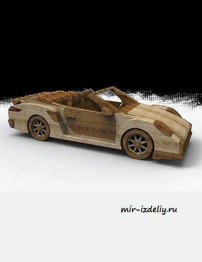 Чертеж: Автомобиль Porsche 911 Turbo Cabriolet