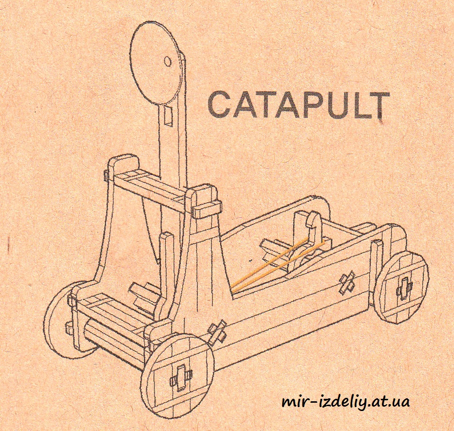 Катапульта из фанеры